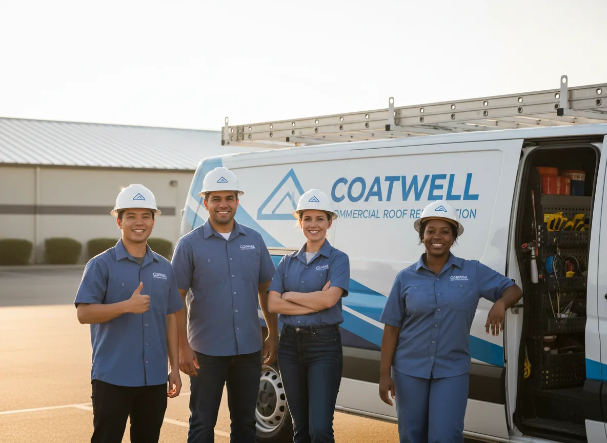 Commercial roof coating company in Mineral, TX